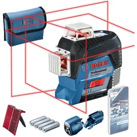 Bosch GLL 3-80 C Kreuzlinienlaser 30,0 m selbstnivellierend IP54