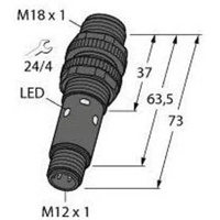 Turck Opto Sensor M18-4VPLP-Q8
