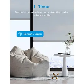 Meross WLAN Rolladenschalter funktioniert mit Homekit, Alexa Rolladen, Smart Jalousien Schalter benötigt Nullleiter, Zeitschaltuhr und Sprachsteue...