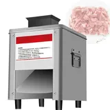 850W Elektrischer Fleischschneider aus Edelstahl – Gewerbliche Aufschnittmaschine, Zerkleinerer & Würfelschneider, Vollautomatisch Vollautomatis...