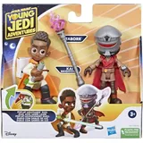 Hasbro Star Wars Pop-Up Lichtschwert Duell Kai Brightstar & Taborr Action-Figuren 10 cm