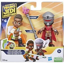 Hasbro Star Wars Pop-Up Lichtschwert Duell Kai Brightstar & Taborr Action-Figuren 10 cm
