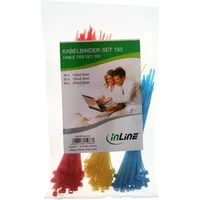 InLine Kabelbinder-Set, 150 Stück (59978E)