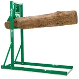 Timber Croc Sägebock mit Holzhalterung, grün