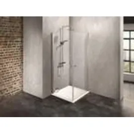 Dusbad Vital 2 Eckdusche mit Pendeltür links 80 x 90 cm ESG-Glas