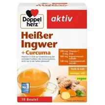 Doppelherz Aktiv Heißer Ingwer + Curcuma Granulat 10 St.