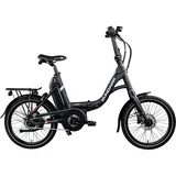 ZÜNDAPP E-Bike »X20«, 20 Zoll, 7 Gänge, max. Reichweite: 120 km, schwarz/rot - schwarz | rot