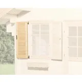 Weka Fensterladen 1-seitig 84 cm x 113 cm für Weka Holz-Gartenhaus 149 und 177