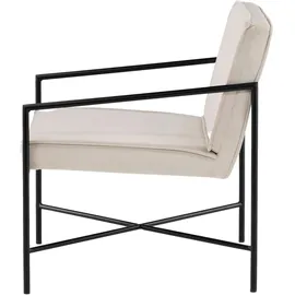 VCM Sessel Rakel Velours 75 x 75 x 75 cm Beige