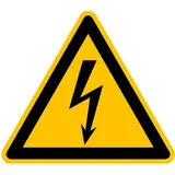 WOLK Warnschild Folie SL 50 mm Warnung vor gefährlicher elektrischer Spannung