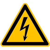 WOLK Warnschild Folie SL 50 mm Warnung vor gefährlicher elektrischer Spannung
