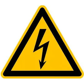 WOLK Warnschild Folie SL 50 mm Warnung vor gefährlicher elektrischer Spannung