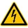 WOLK Warnschild Folie SL 50 mm Warnung vor gefährlicher elektrischer Spannung