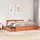 vidaXL Bett 180 x 200 cm Braun