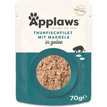 Applaws Gelee 70g Beutel Katzennassfutter x 70 Gramm Thunfisch&Makrel