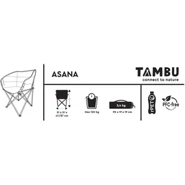 tambu Campingstuhl Asana Grün