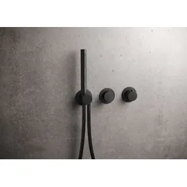 Herzbach MODUL7 PUSH Duschthermostat Unterputz für 1 Verbraucher Schwarz matt 70.701003.1.12