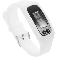 BESPORTBLE Sportuhr Mit Schrittzähler Für Damen Und Herren Multifunktionaler Fitness Tracker Armband Uhr Kalorienüberwachung Weiß Für Alltag Und Training