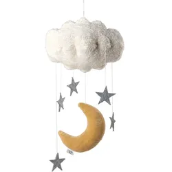 Sebra - Baby Mobile Moon & Stars, beige