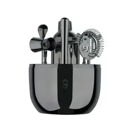 Master Pro The Drop Cocktail-Set 6-teilig Edelstahl Schwarz