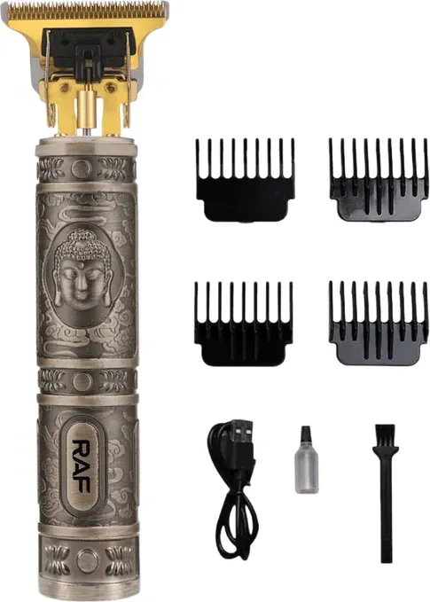 RAF Professioneller Haartrimmer für Herren mit T-Klinge, kabelloses Bart- und Styling-Set mit 7200 U/min-Motor