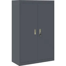 vidaXL Aufbewahrungsschrank 90 x 40 x 140 cm Anthrazit