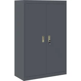 vidaXL Aufbewahrungsschrank 90 x 40 x 140 cm Anthrazit