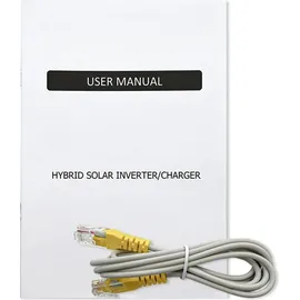 Qoltec Hybrid Off-Grid Solar Wechselrichter 3500W 24V MPPT BMS WLAN