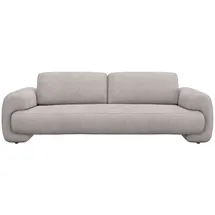 flexlux 3-Sitzer Molino Designsofa, Polstersofa, Einzelsofa, Couch, Kaltschaum & Stahl-Wellen für erstklassigen Sitzkomfort, Füsse Schwarz beige
