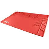 Weller WLACCWSM1-02 Anti-Rutsch Matte für Lötarbeiten Größe „groß“, Rot