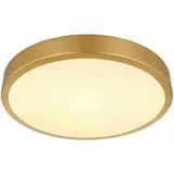 GLOBO Deckenleuchte 1x LED 15W rund messingfarben