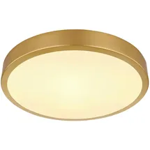 GLOBO Deckenleuchte 1x LED 15W rund messingfarben