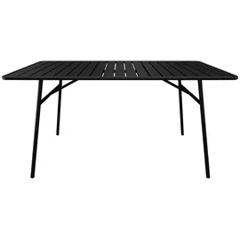 vente-unique MIRMANDE Gartentisch 160 x 0 x 0 cm Schwarz