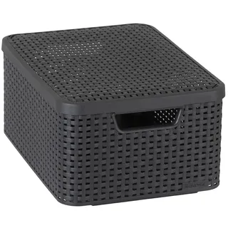Aufbewahrungsbox 40 x 18 x 29 cm 1 tlg. anthrazit