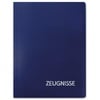 Zeugnismappe Basic blau