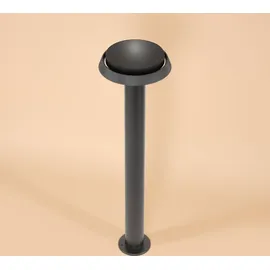 esotec Sockelleuchte Edelstahl/Glas/Kunststoff/Metall 70 cm inkl. Bewegungsmelder schwarz