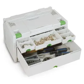 Festool Systainer SYS 3-SORT/4 mit 4 Schubladen grau 39,5x21x29,5 cm