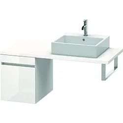 Duravit DuraStyle Waschtisch-Unterschrank DS533107918 40 x 54,8 cm, nussbaum natur/weiß matt, für Konsole, 1 Auszug