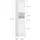 SoBuy BZR216 Hochschrank 40 x 180 x 38 cm Weiß MDF, Spanplatte