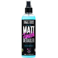 Muc-Off Matt Finish Detailer Fahrradreiniger 250 ml - Premium Schutz- und Pflegespray für matte und seidenmatte Lacke, blau