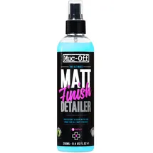 Muc-Off Matt Finish Detailer Fahrradreiniger 250 ml - Premium Schutz- und Pflegespray für matte und seidenmatte Lacke, blau