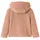 vidaXL Kinder-Kapuzenjacke Teddy-Kunstpelz Heller Cognac 128