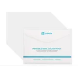 loklik Selbstklebendes Vinylpapier, matt, bedruckbar, LOKLIK A4, für kreative Drucke und verschiedene Anwendungen – Packung mit 20 Blatt