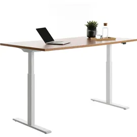 TOPSTAR Schreibtisch E-Table Buche / Weiß