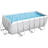 BESTWAY Power Steel Frame Pool Set 412 x 201 x 122 cm inkl. Filterpumpe
