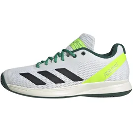adidas Herren Pickleball Shoes, FTWR white/core black/collegiate green 48 2/3