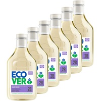 ECOVER - Flüssigwaschmittel - Apfelblüte & Freesia Color - Promopack 6 x 1,43L