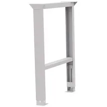 Bedrunka & Hirth Werkbankfuß verstellb.H719-1019xB150mm lichtgrau BEDRUNKA+HIRTH