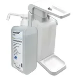 Blanc HYGIENIC SET: Blanc Hygienic Hebelspender 1.000ml + 2x 1 Liter Haut- und Händedesinfektion mit vormontierter Pumpe