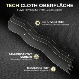 luxuskollektion Ergonomischer Chefsessel mit Fußstütze und atmungsaktivem